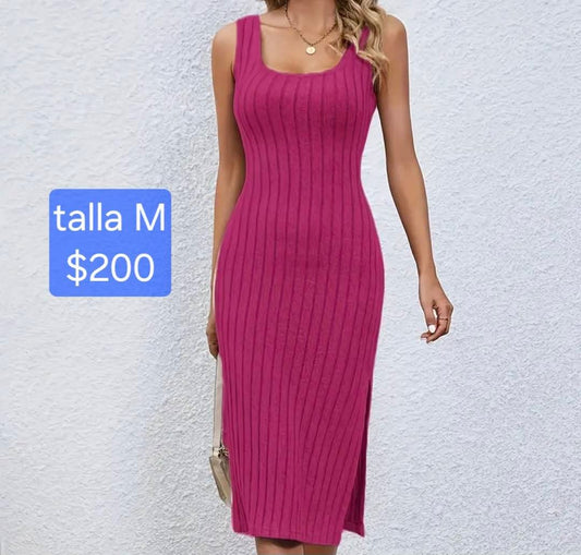 Vestido dama semi strech